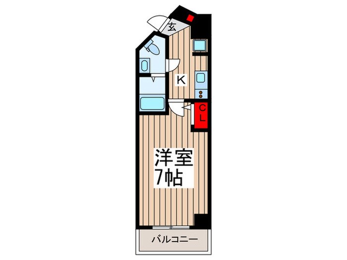 アルファコート西川口２６の物件間取画像