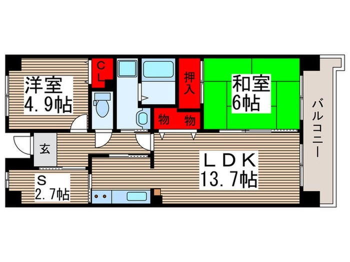 Ts garden清瀬(3)の物件間取画像