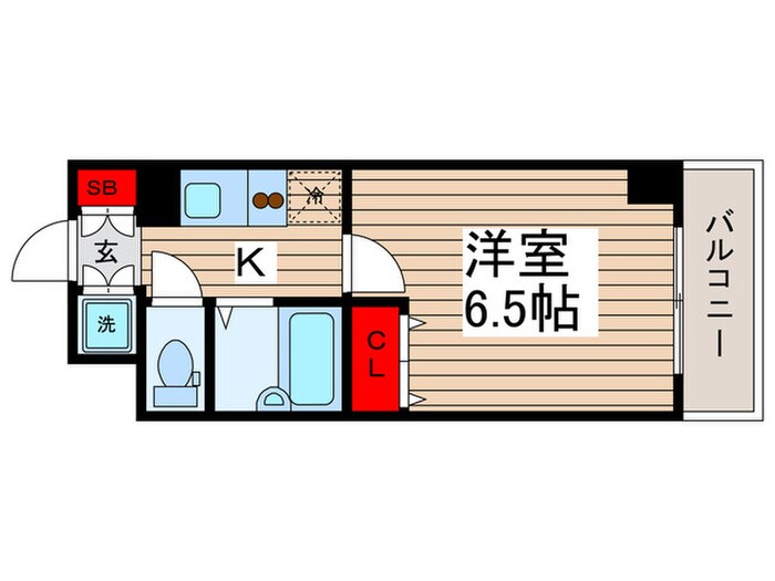 レジディア大島の物件間取画像