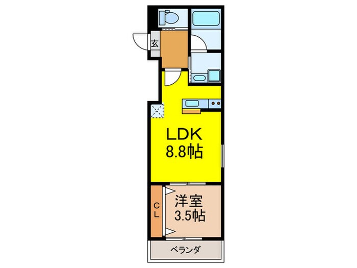 仮）Le　Ciel　Kamisyakujiiの物件間取画像
