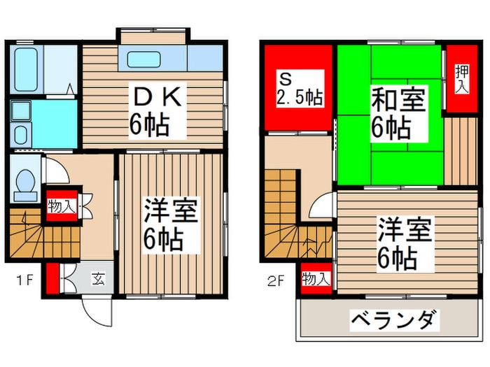 ガ－デンハイム西野の物件間取画像