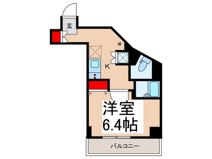 ドルチェ東京向島弐番館（206）の物件間取画像