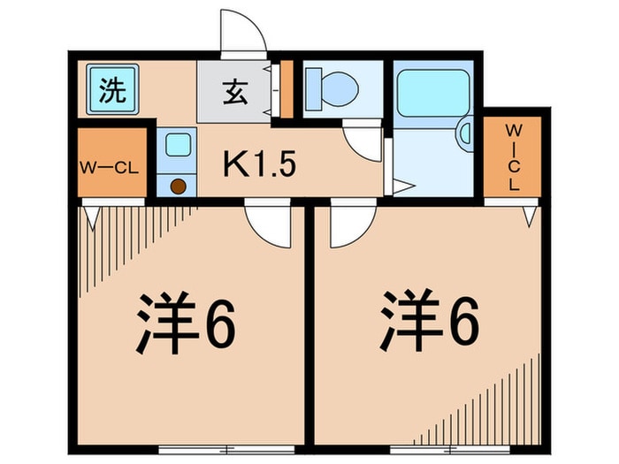 アイコ－ト三軒茶屋の物件間取画像