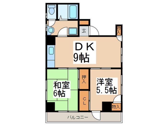 兼六ビルの物件間取画像