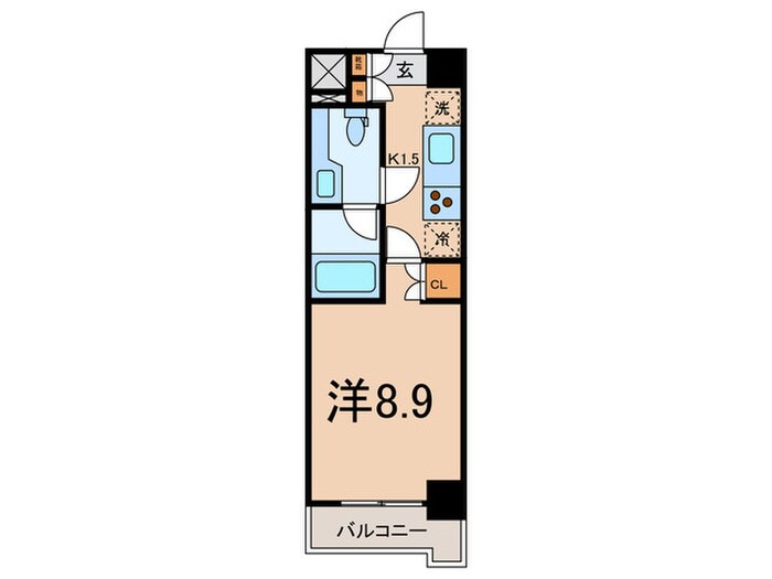 コンフォリア三宿の物件間取画像