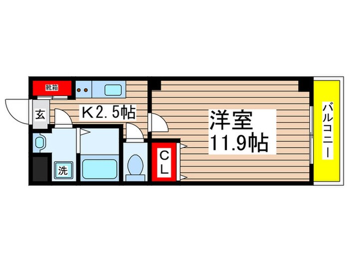 カーサノザキⅦの物件間取画像