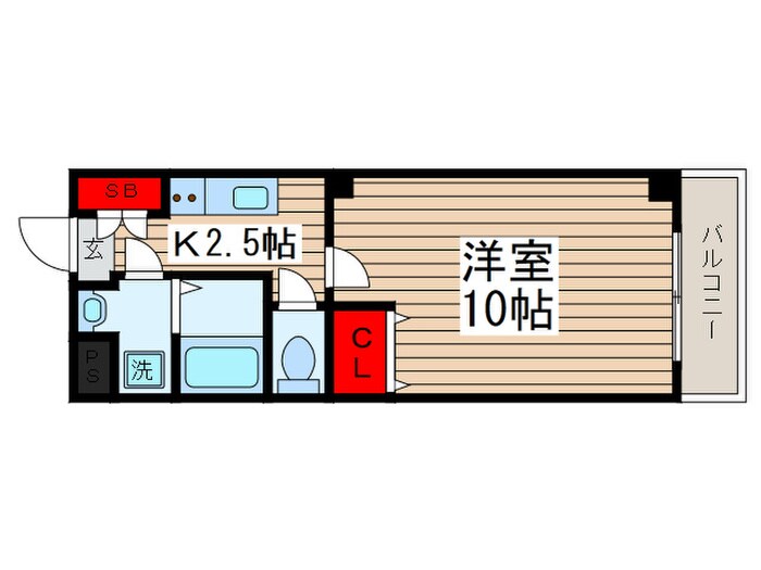 カーサノザキⅦの物件間取画像