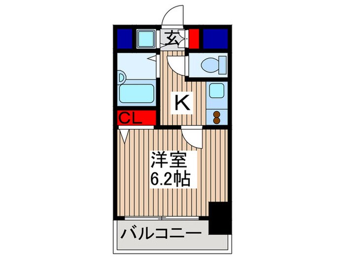 アクシーズタワー川口幸町Ⅱの物件間取画像