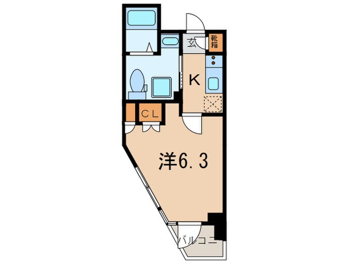 コージーコート島津山の物件間取画像