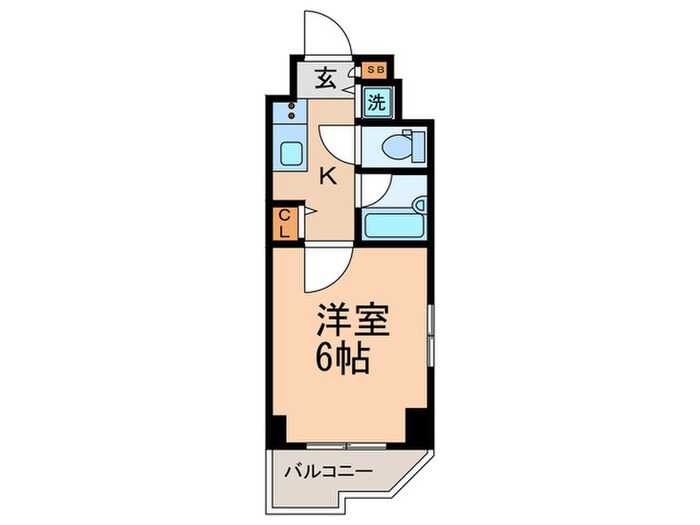 ルーブル西早稲田弐番館の物件間取画像