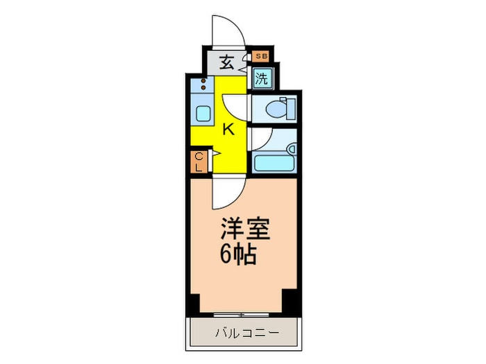 ルーブル西早稲田弐番館の物件間取画像