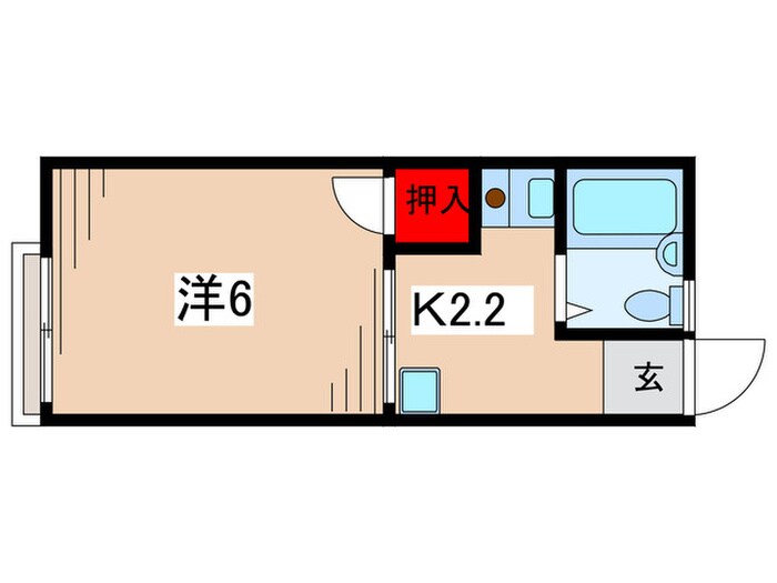 麻生ハイツの物件間取画像