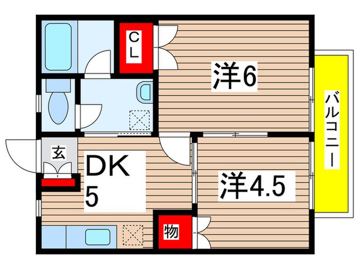 グランド千葉東の物件間取画像