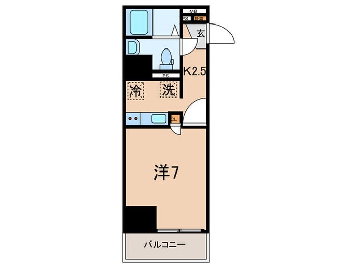 アイルプレミアム千駄木(602)の物件間取画像