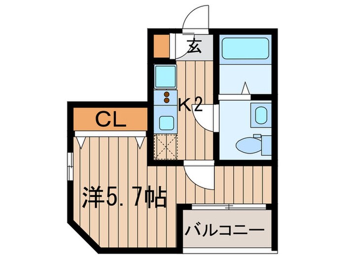 ベルエクラ品川の物件間取画像