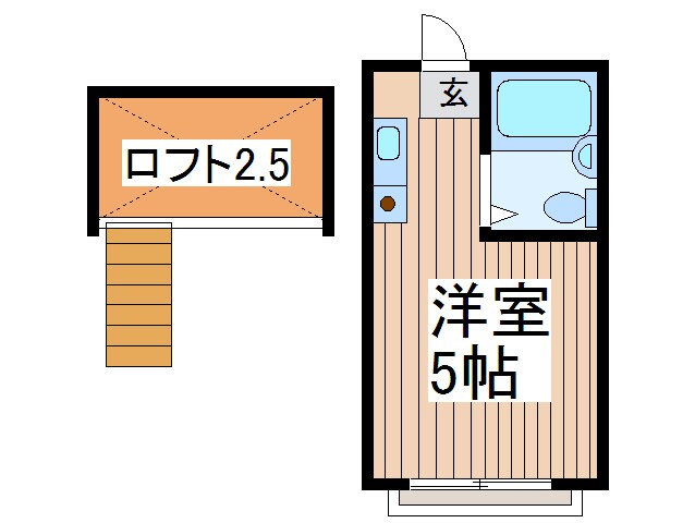 パ－クサイド瀬ヶ崎の物件間取画像