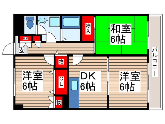 セブントレジャーの物件間取画像