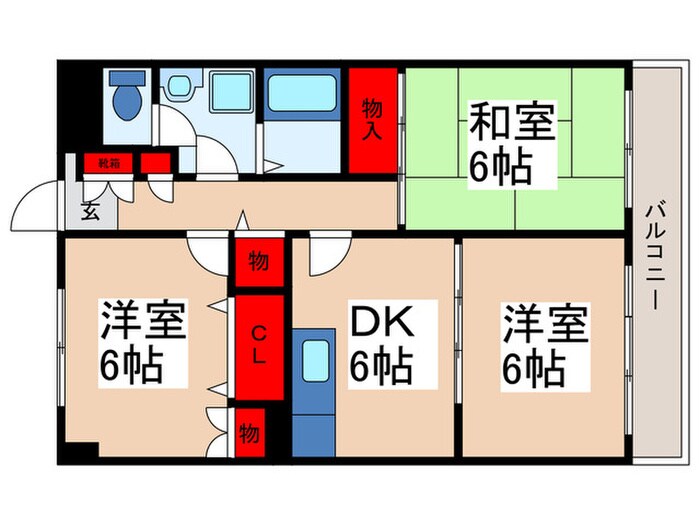 セブントレジャーの物件間取画像