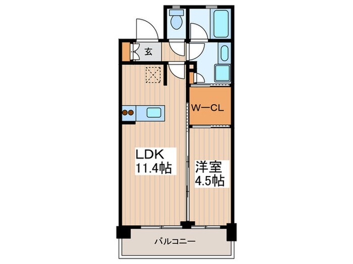 ﾌﾟﾗｲﾑﾒｿﾞﾝ武蔵野の杜の物件間取画像