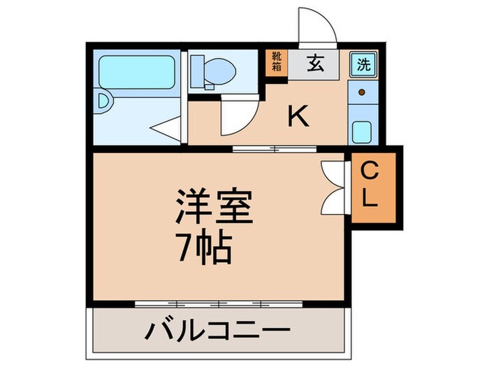 メゾンベールの物件間取画像