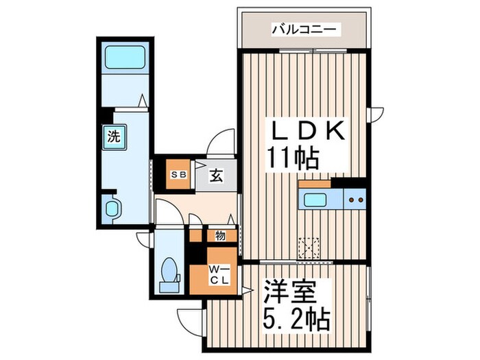 Merci a Minaminagasakiの物件間取画像