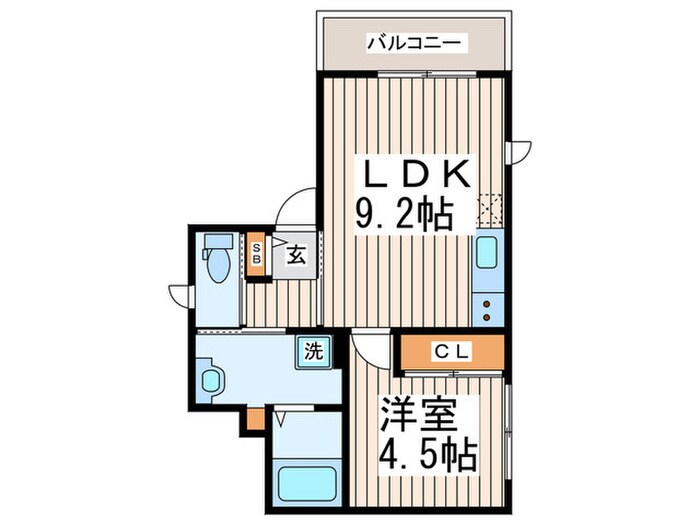 Merci a Minaminagasakiの物件間取画像