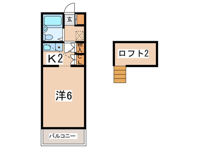 アーバンライフ弥勒寺1の物件間取画像