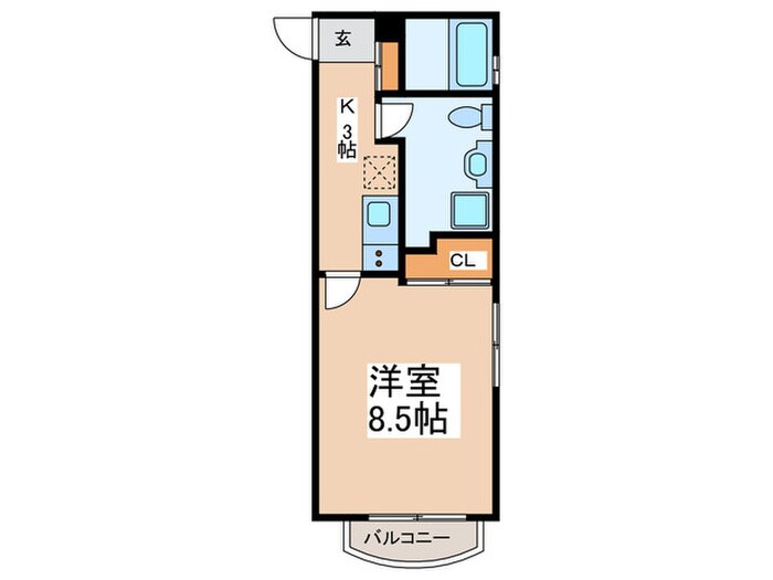 ベルドリ－ムの物件間取画像