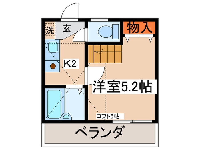 ラルゴ白糸台の物件間取画像