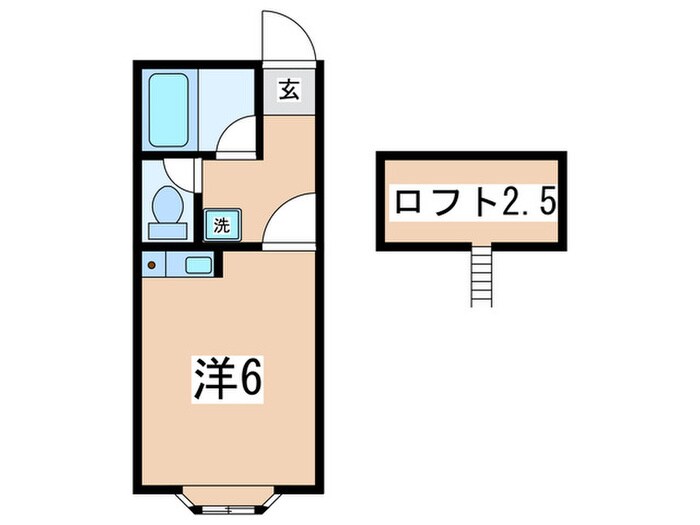 ヴィラいずみの物件間取画像