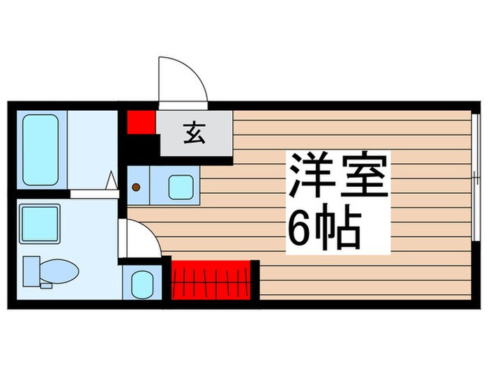 フィオーレ五反野Ⅱの物件間取画像