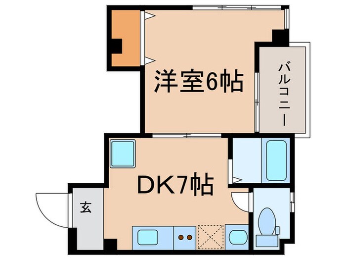 パレス浜野の物件間取画像