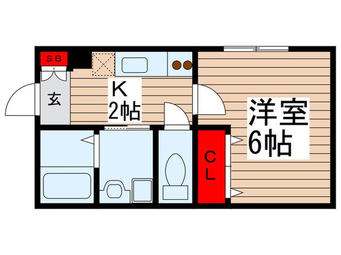 パ－クヒルズ竹ノ塚の物件間取画像