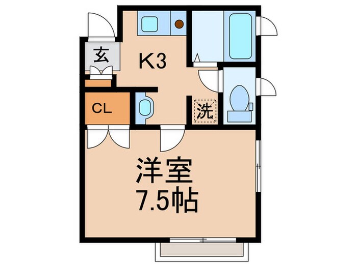 ＹＫクラウンの物件間取画像