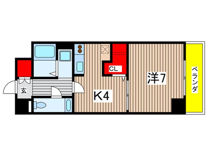 アベニュ－白河の物件間取画像