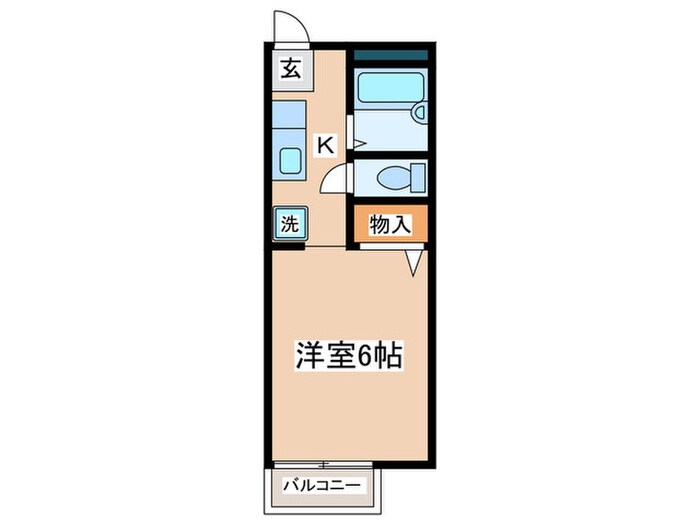ミモザ館の物件間取画像