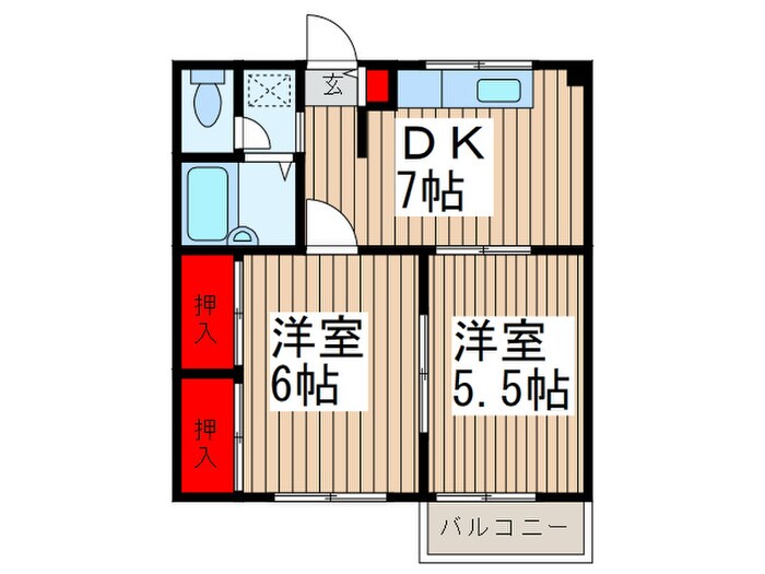 物件間取画像