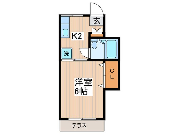 メゾンⅢの物件間取画像