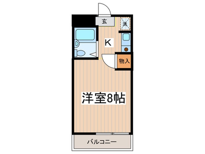 北町マンションＫ－１の物件間取画像