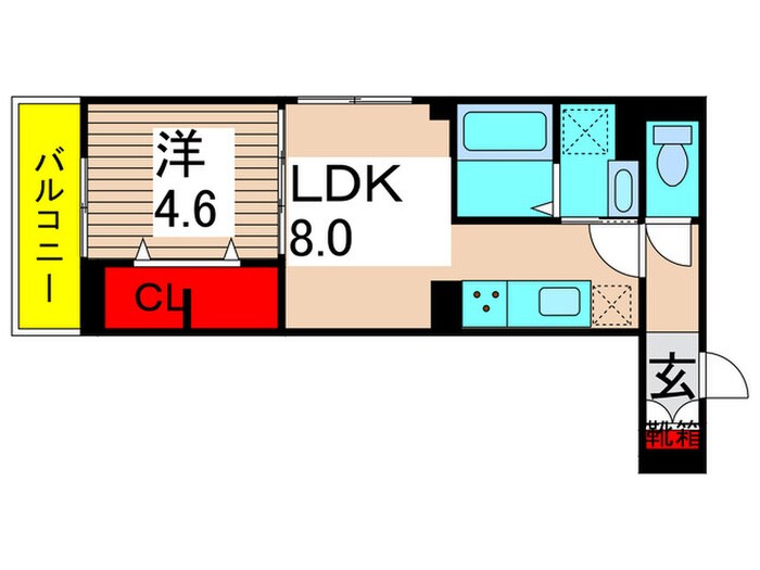 セレスティア亀有の物件間取画像