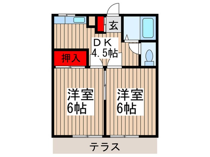 ハイツ・マチダの物件間取画像