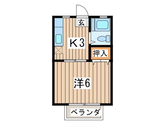 グリ－ンテラスＣの物件間取画像