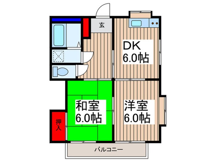 物件間取画像