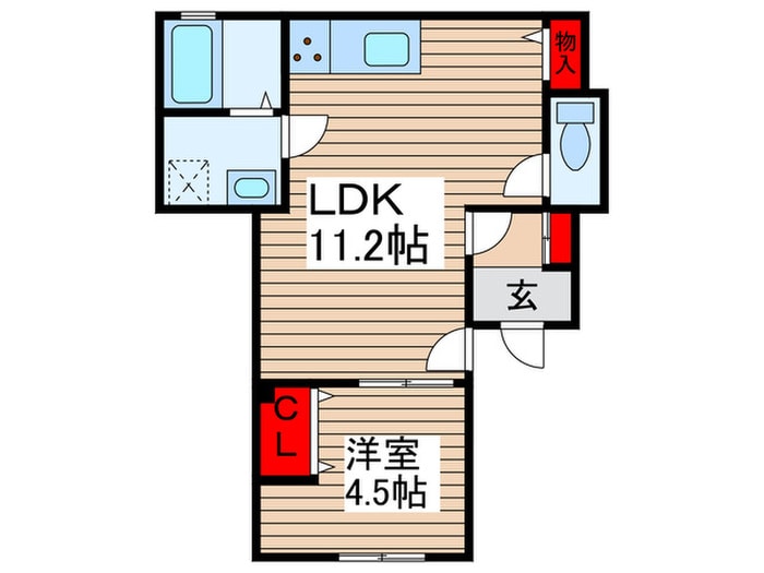 リーブルファイン鴻巣本町の物件間取画像