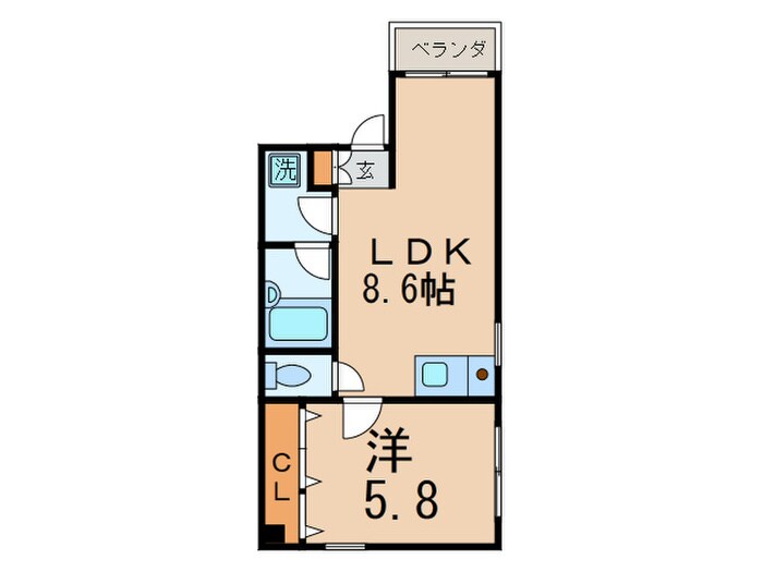 マ－ルの物件間取画像