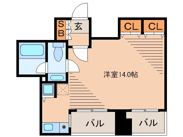 エルヴァ－ジュ神田神保町の物件間取画像