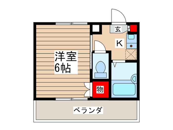 大野マンションの物件間取画像