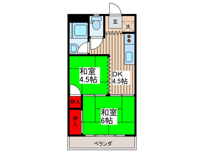 野々山ビルの物件間取画像