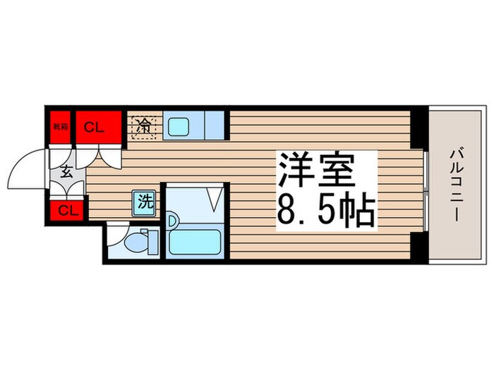 アビエースの物件間取画像