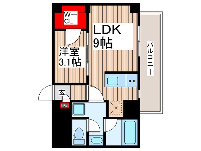 S-RESIDENCE東陽町felizの物件間取画像